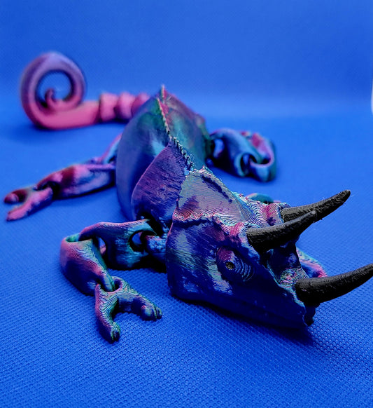 ARTICULATED 3D PRINTED JACKSON CHAMELEON