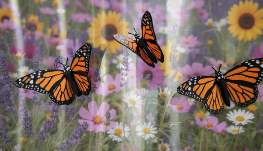 MAGNETIC BUTTERFLY MULTICOLORED