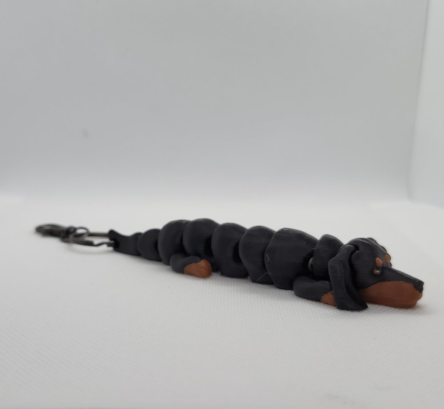 Articulated Dachshund keychain