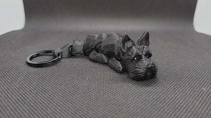 ARTICULATED SCOTTISH TERRIER KEYCHAIN
